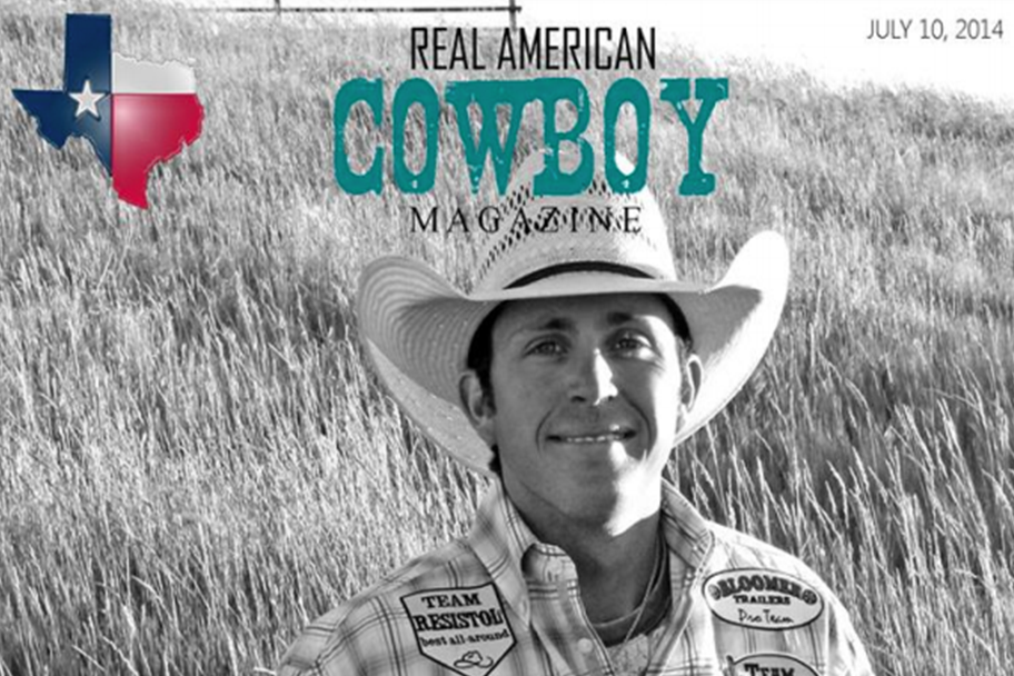Billy Bob Brown for Real American Cowboy Magazine by journalist Mary McCashin